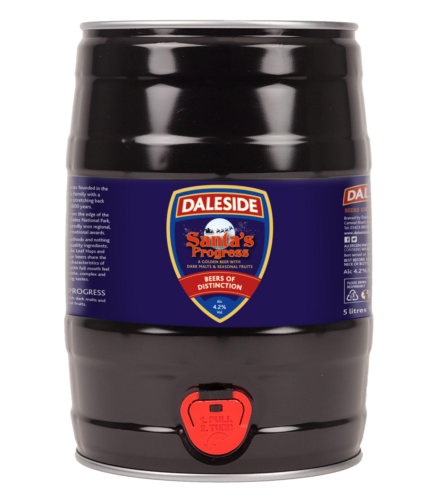 Daleside Santa's Progress 5 Litre Mini Keg